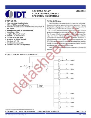 IDT23S09-1HDCG datasheet  